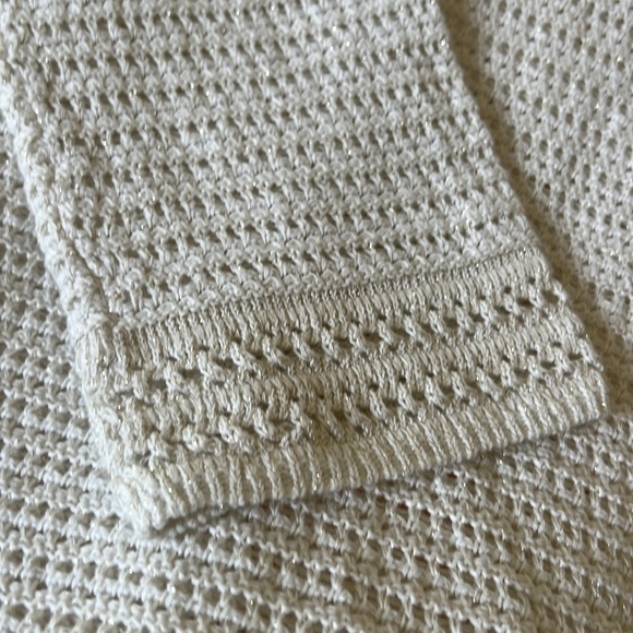 TOMMY BAHAMA Shimmer Sand Dollar Tunic Linen Cotton Blend | XS - Picture 6 of 12